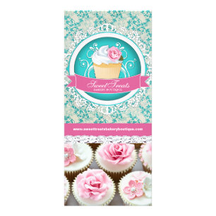 Customisable Cupcake Boutique Rack Card