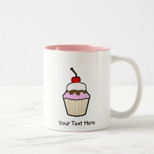 Customisable Cupcake Two-Tone Coffee Mug