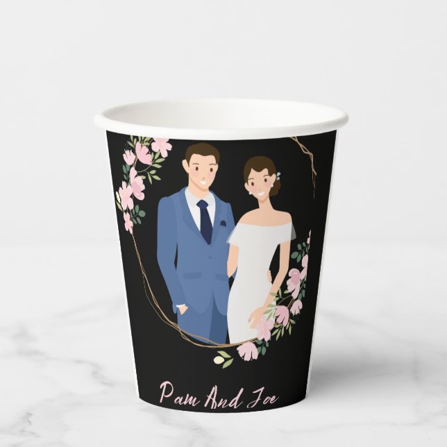Customisable cups wedding reception (Front)
