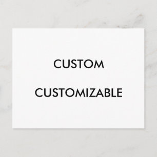 Customisable Customise Custom Blank Postcard