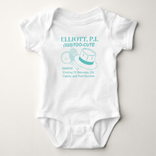 Customisable Cute Baby P.I. Bodysuit