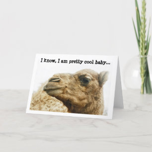Customisable Cute Camel Photo Greeting Card