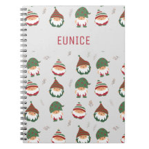 Customisable Cute Chubby Christmas Elves Pattern