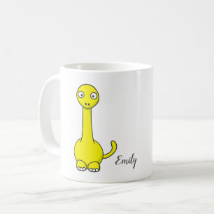 Customisable Cute Colourful Baby Dinosaurs Coffee Mug