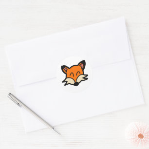 Customisable Cute Fox Sticker