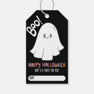 Customisable Cute Ghost Gift Tag