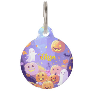 Customisable Cute Halloween Pet Tag