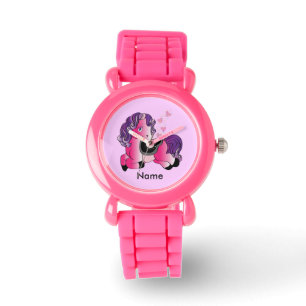 Customisable Cute happy little horse pony Watch