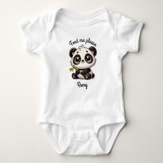 Customisable Cute Panda bodysuit