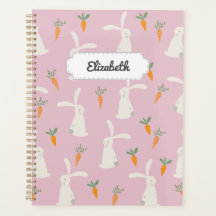 Customisable Cute Rabbit Carrot Pattern