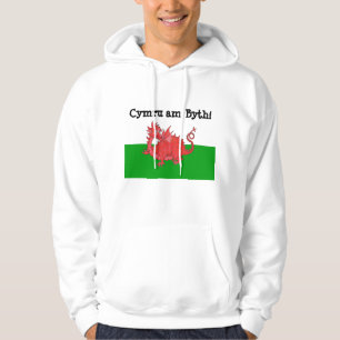 Customisable Cute Welsh Red Dragon Hoodie