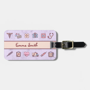 Customisable Cute Yami Kawaii Pastel Luggage Tag