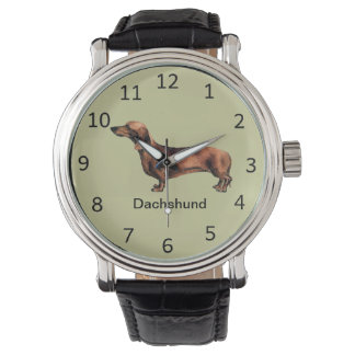 Customisable Dachshund Dog Wrist Watch