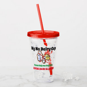 Customisable Dairy Food Allergy Cup
