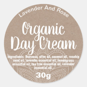 Customisable Day Cream Label