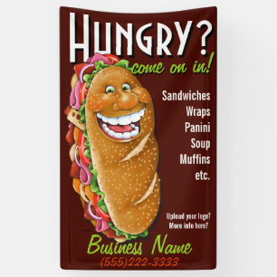 Customisable Deli/Sandwich Shop Promo Advertising Banner