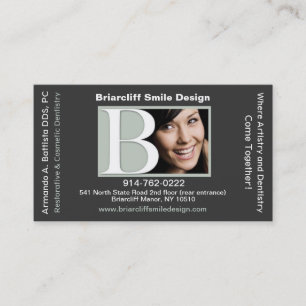 Customisable Dental Appointment Business Card