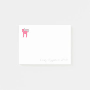 Customisable dental sticky note