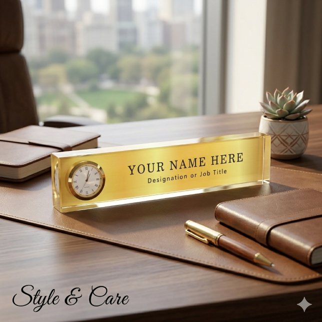 Customisable Desk Name Plate for Office (Customizable Desk Name Plate for Office)