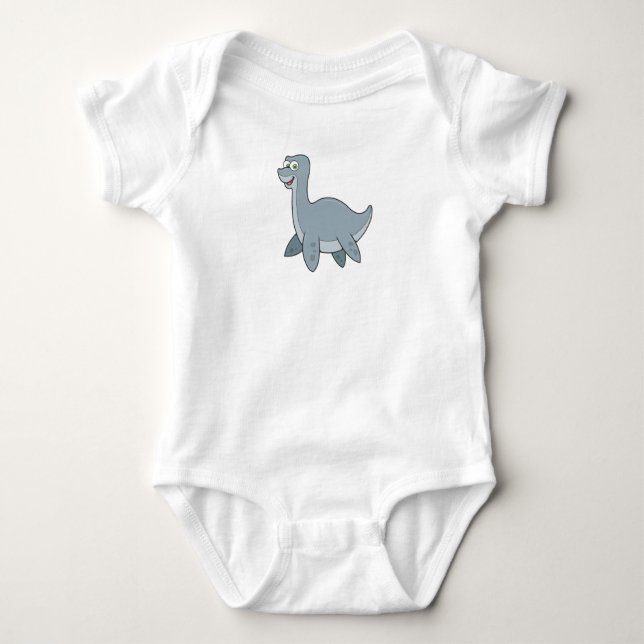 Customisable Dino Baby Bodysuit (Front)