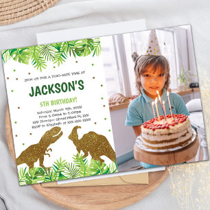 Customisable Dinosaur Party Invitations for Kids