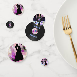 Customisable Disco Wedding Confetti