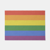 Customisable Doormat rainbow