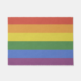 Customisable Doormat rainbow