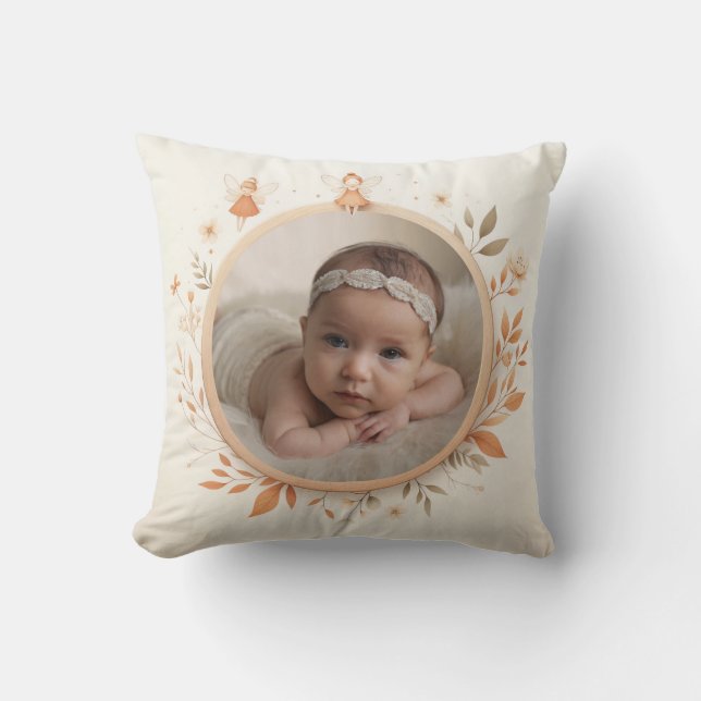 Customisable Double-Sided Pillow with Fairy Frame (Front)
