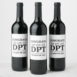 Customisable DPT Wine Bottle Labels