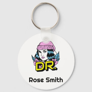 Customisable Dr. PhD Doctor Graduation Gift Key Ring