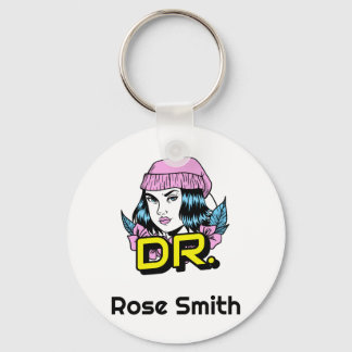 Customisable Dr. PhD Doctor Graduation Gift Key Ring