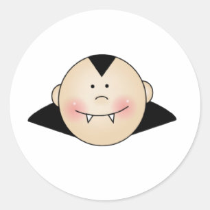 Customisable Dracula Classic Round Sticker