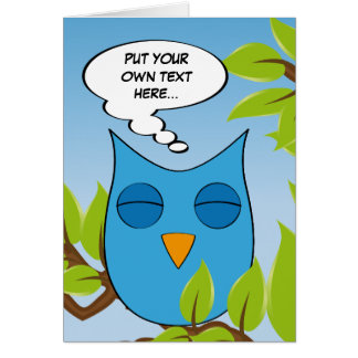 Customisable dreaming owl - multiple colours