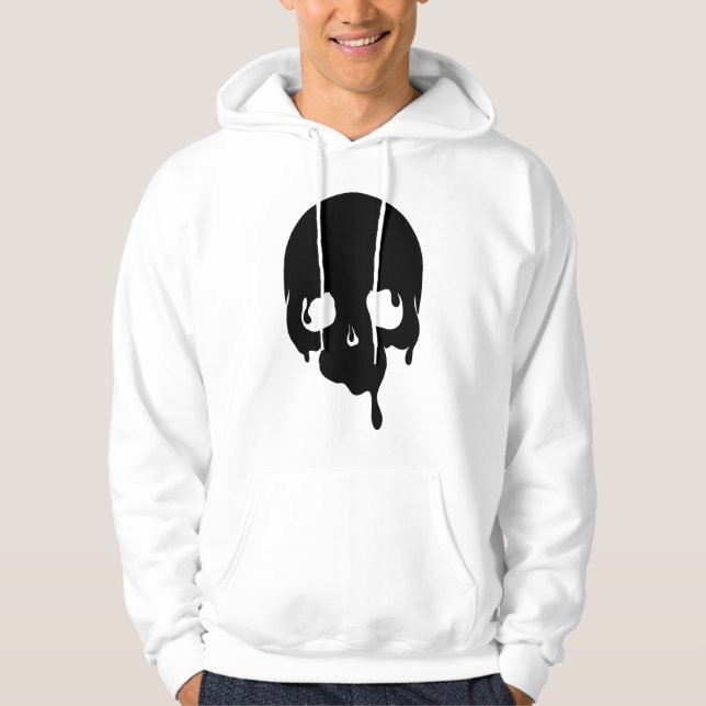 Customisable Dripping Skull Hoodie (Front)
