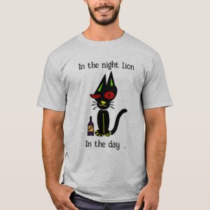customisable drunk cat men's T-Shirt