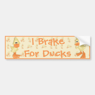 Customisable Duck Bumper Sticker