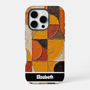Customisable Earthy Mosaic Phone Cover