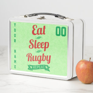 Customisable Eat, Sleep, Rurgy Lunch Box