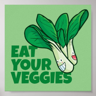 Customisable Eat your veggies - Lettuce Poster