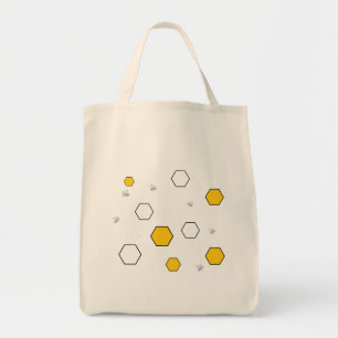 Customisable Eco-Friendly Bee Shopping Tote Bag