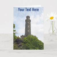 Customisable Edinburgh, Scotland Card