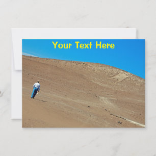 Customisable El Gigante geoglyph, Chile card