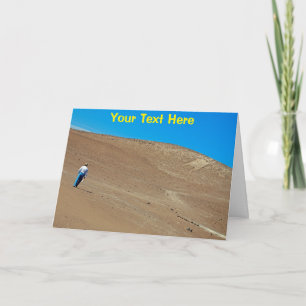 Customisable El Gigante geoglyph, Chile Card