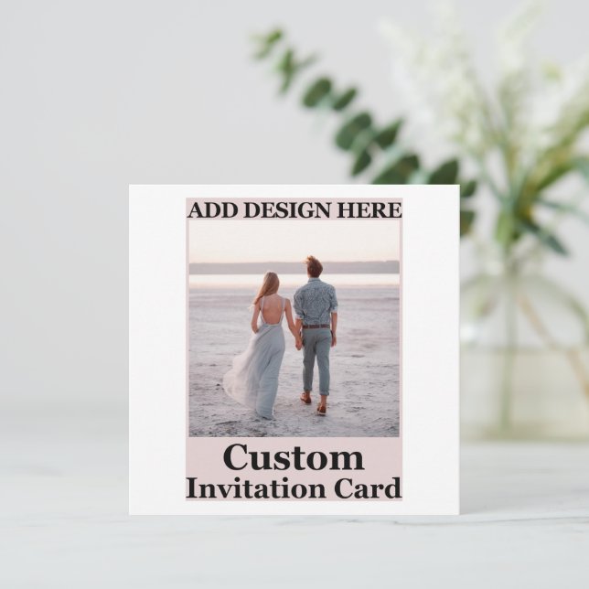 Customisable, elegant, bold & refined save the date (Standing Front)