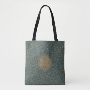 Customisable Elegant Floral Bible Carrying Tote Bag