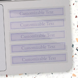 Customisable Elegant Light Lavender Purple