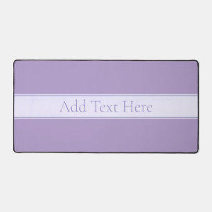 Customisable Elegant Light Lavender Purple Desk Mat