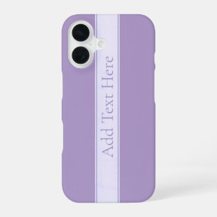 Customisable Elegant Light Lavender Purple iPhone 16 Case