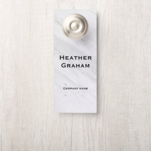 Customisable Elegant Marble  Door Hanger